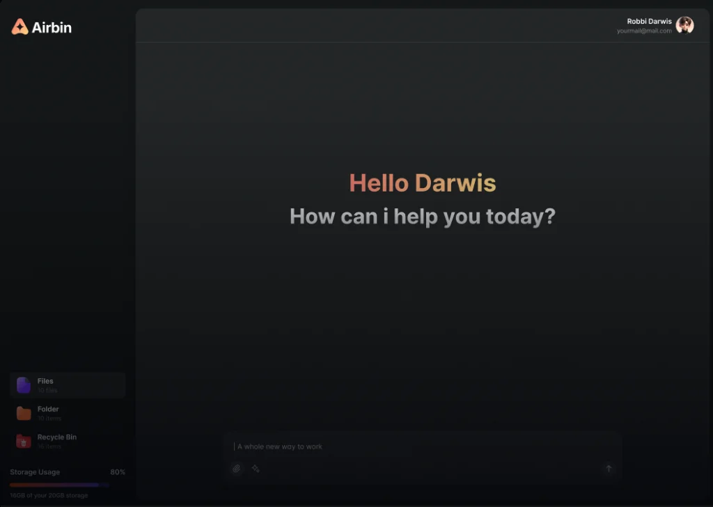 Airbin Dashboard Preview